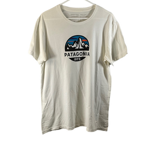 Patagonia Cream Graphic Tee for Men